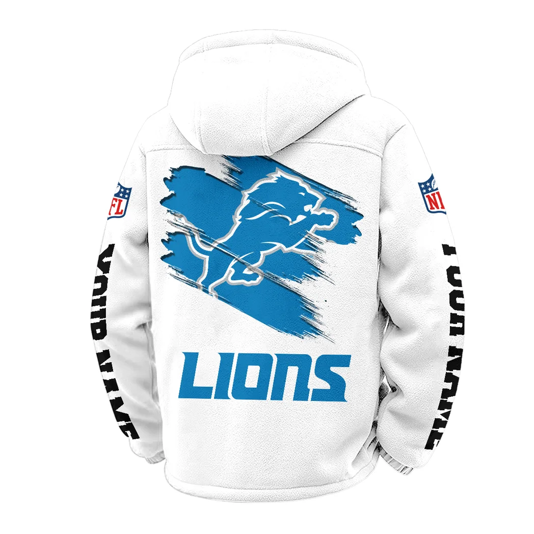 Feline Army Winter Fleece Jacket, Essential Winter Warmth HVN1458DL - White - Image 3