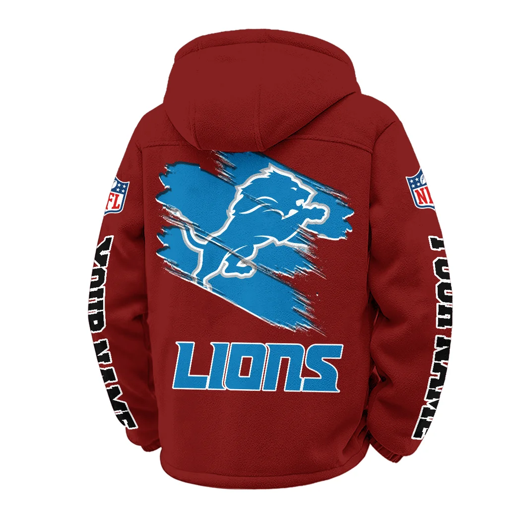 Feline Army Winter Fleece Jacket, Essential Winter Warmth HVN1458DL - Wine - Image 3