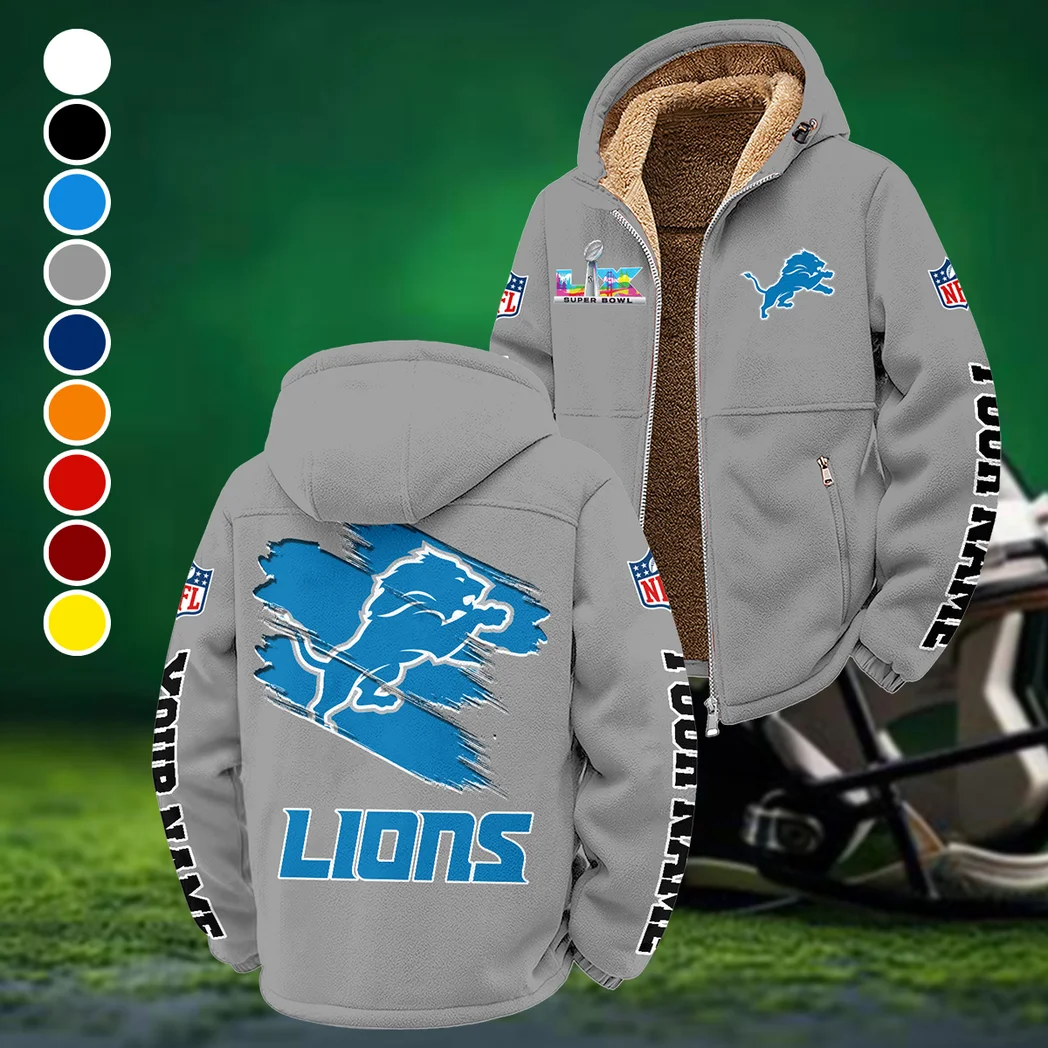 Feline Army Winter Fleece Jacket, Essential Winter Warmth HVN1458DL - Grey