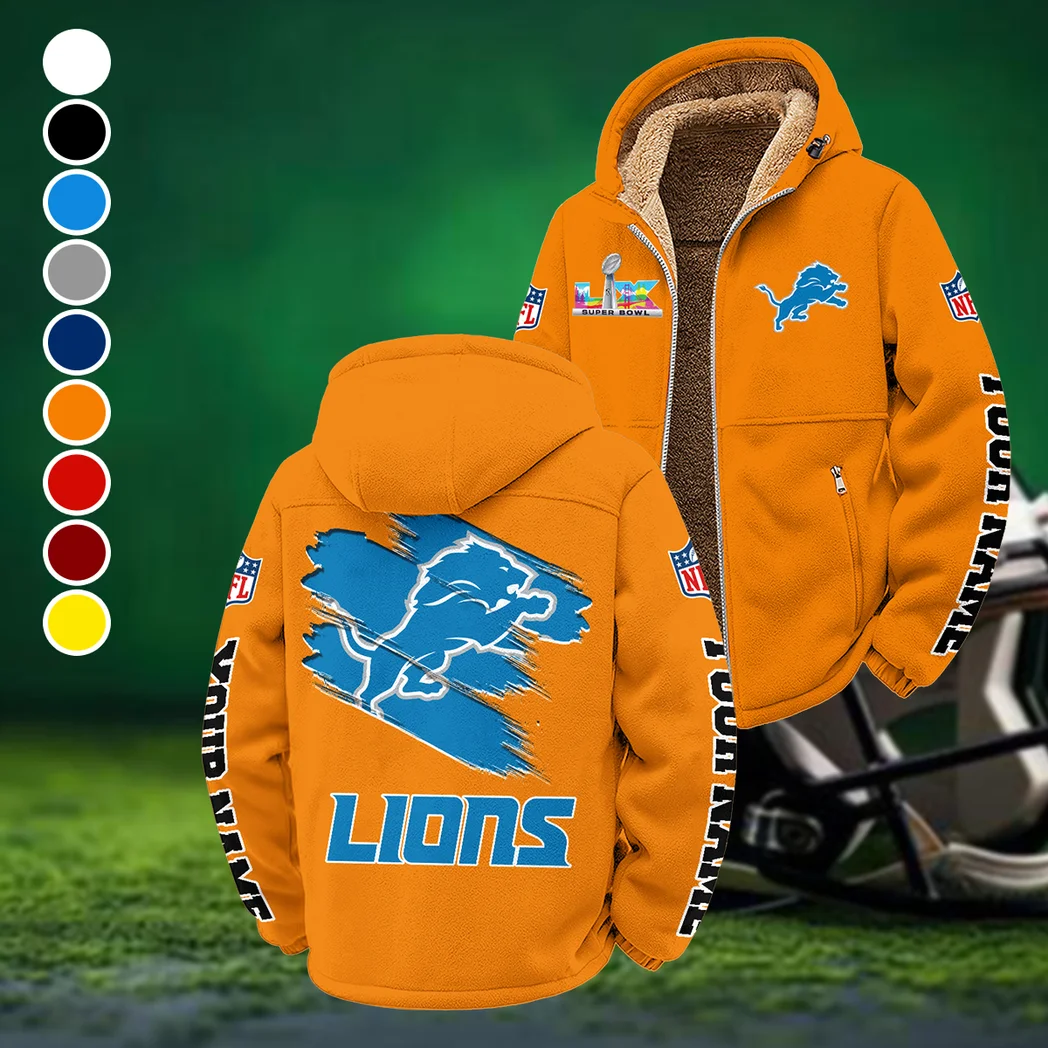 Feline Army Winter Fleece Jacket, Essential Winter Warmth HVN1458DL - Orange