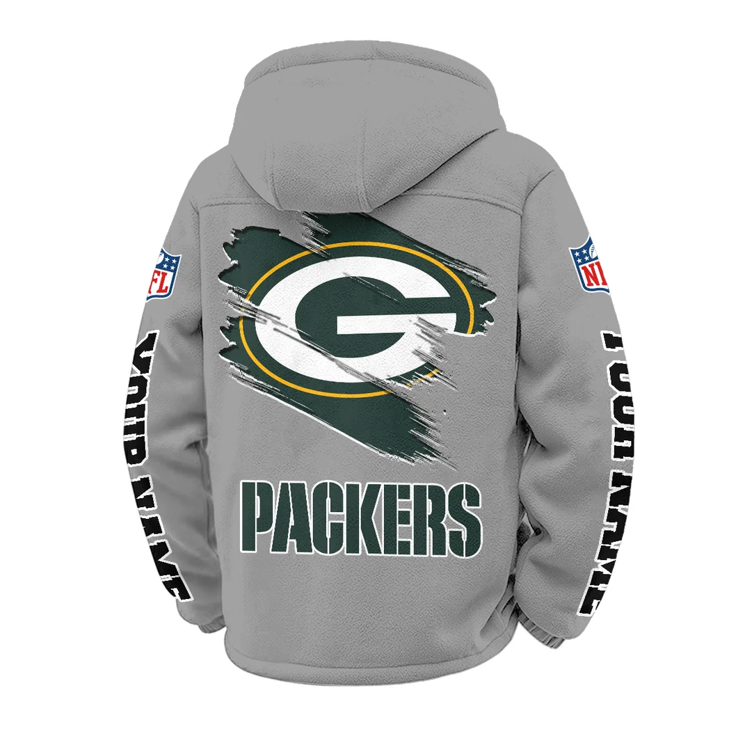 Game Day Squad Winter Fleece Jacket, Extreme Cold Fleece Coat HVN1458GP - Grey - Image 3