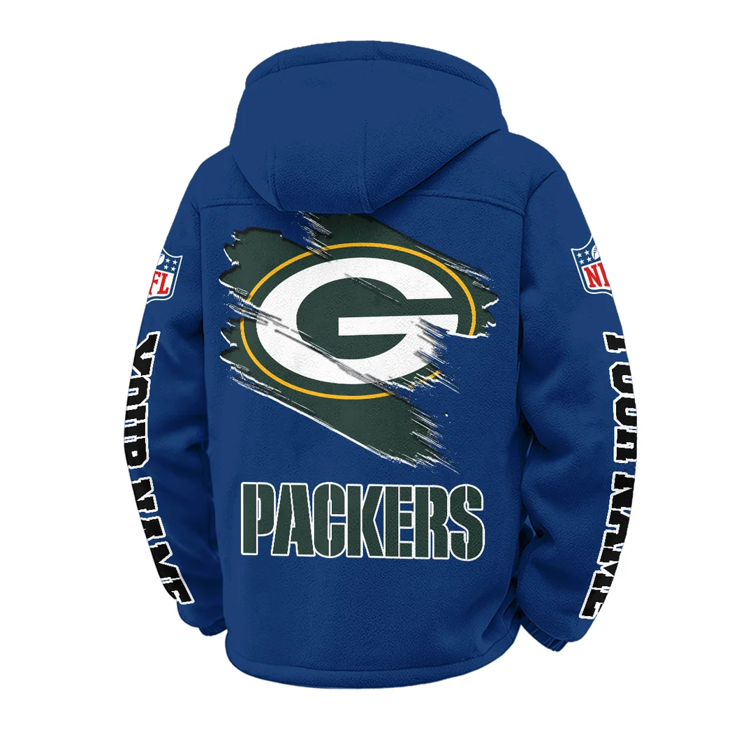 Game Day Squad Winter Fleece Jacket, Extreme Cold Fleece Coat HVN1458GP - Navy - Image 3