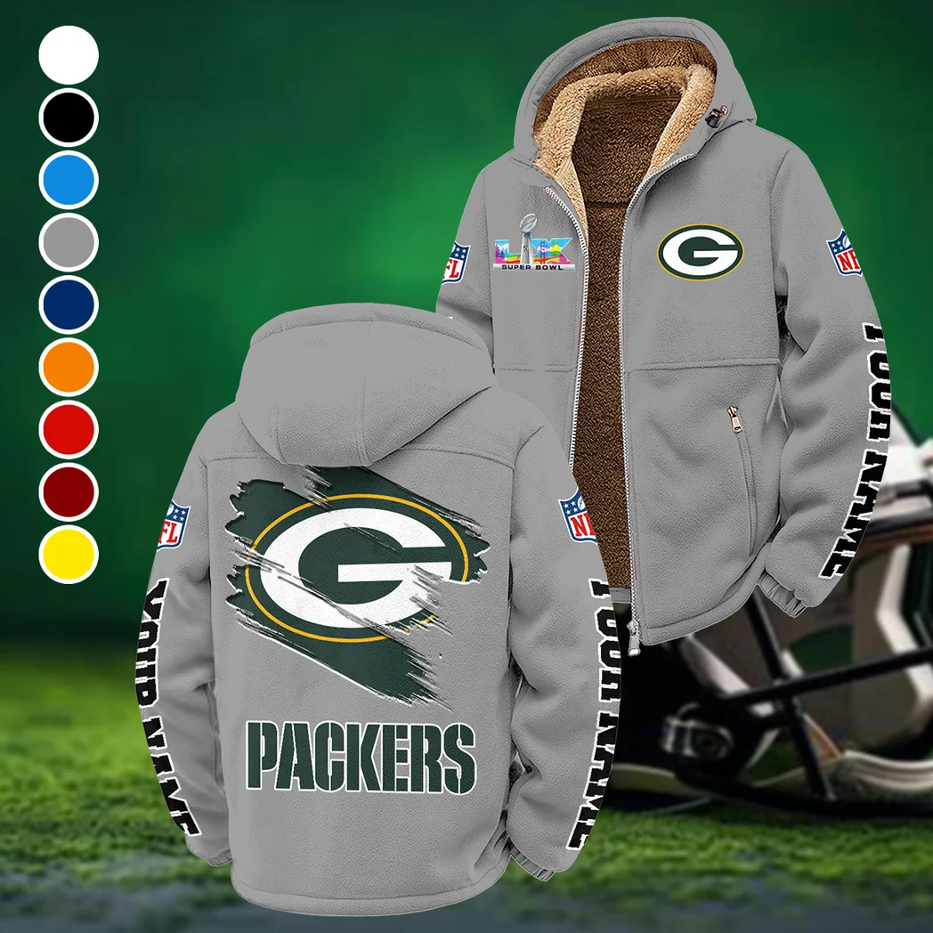 Game Day Squad Winter Fleece Jacket, Extreme Cold Fleece Coat HVN1458GP - Grey