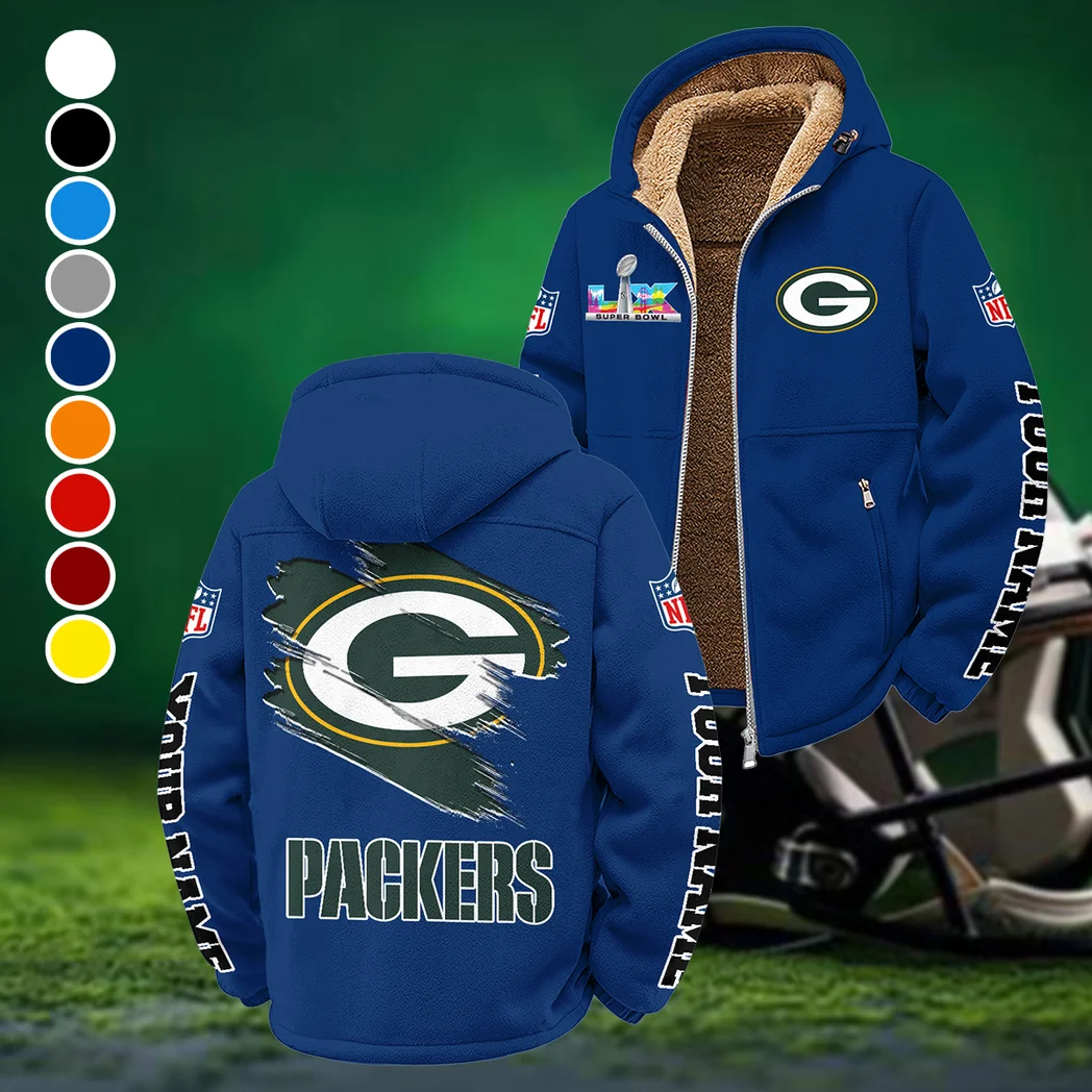 Game Day Squad Winter Fleece Jacket, Extreme Cold Fleece Coat HVN1458GP - Navy