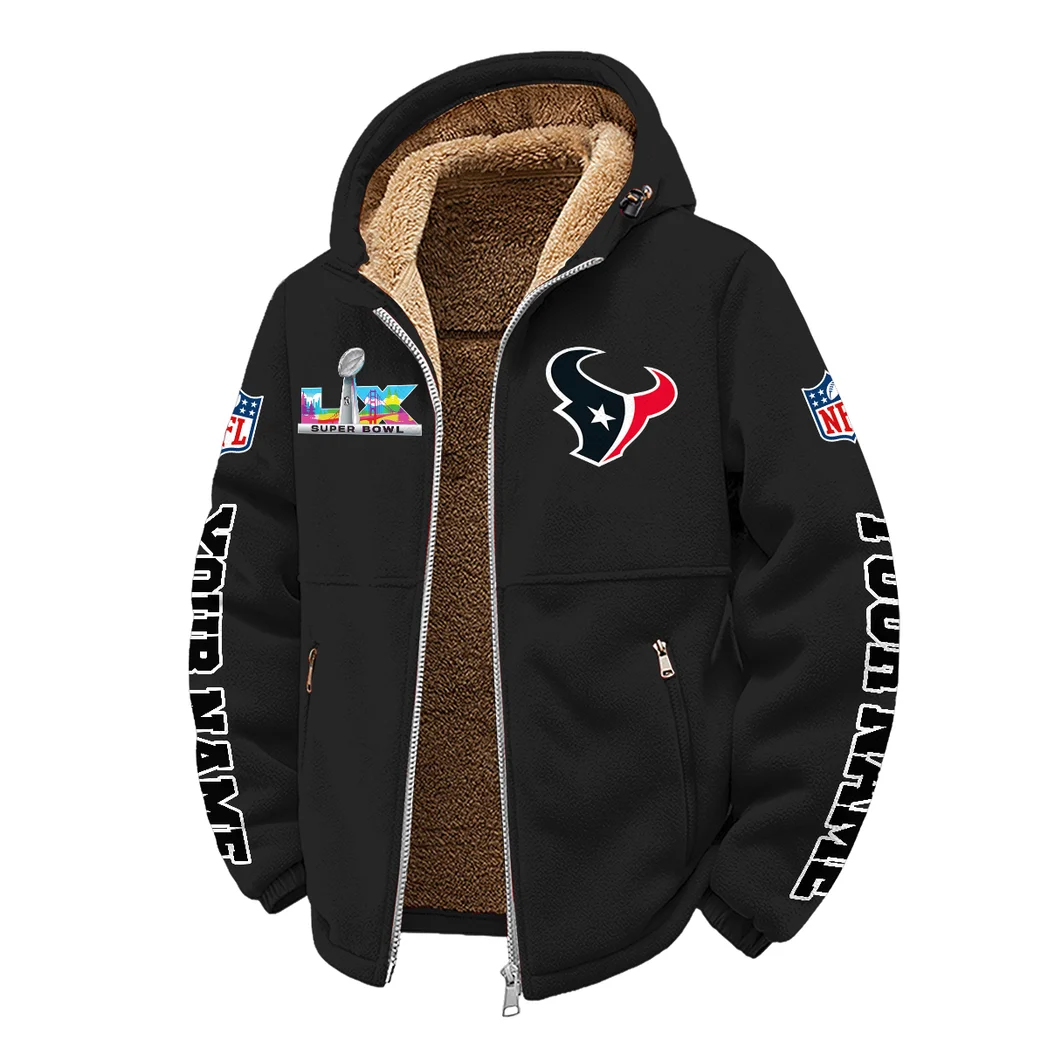 Match Day Squad Winter Fleece Jacket, Heavy-Duty Cold Fleece HVN1458HT - Black - Image 2