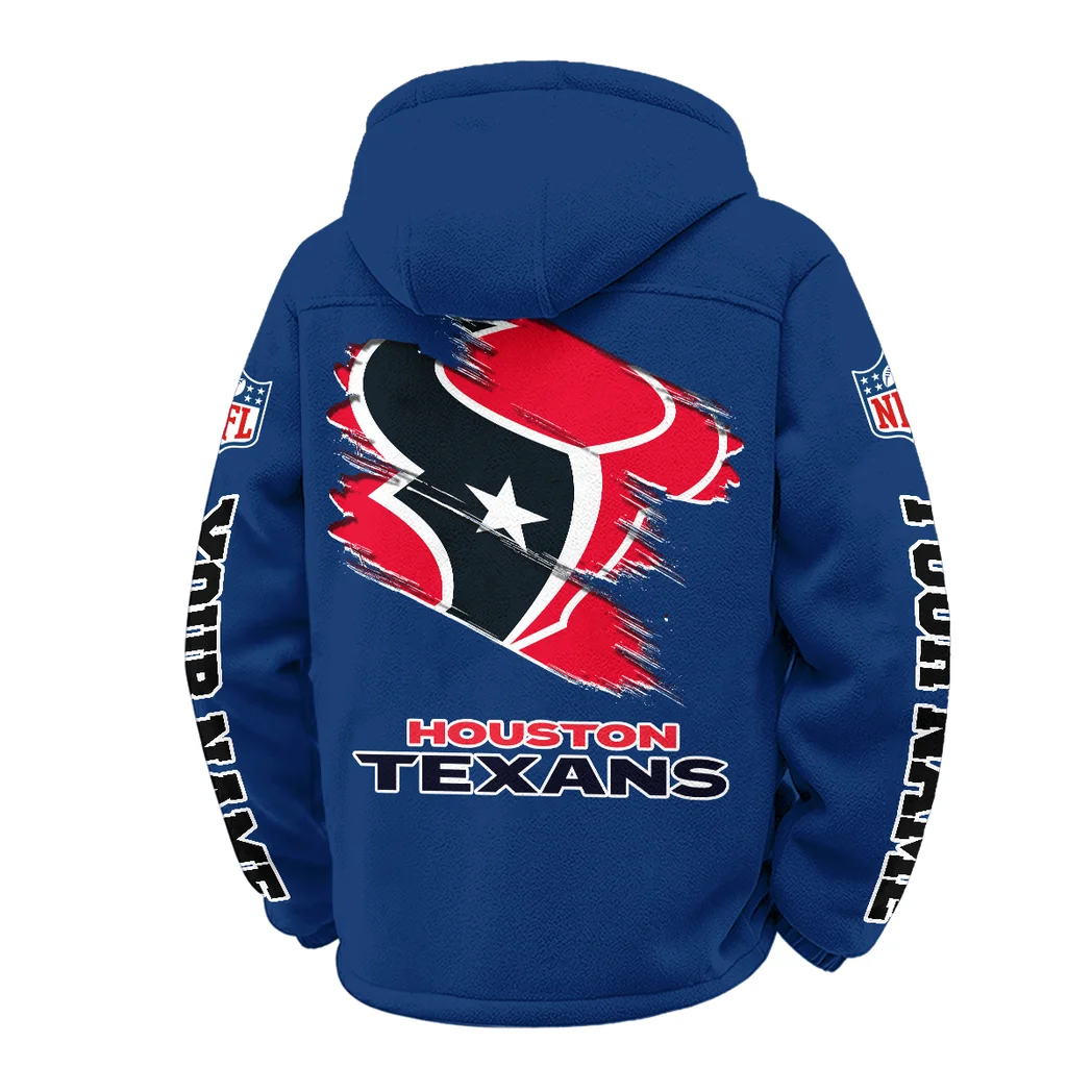 Match Day Squad Winter Fleece Jacket, Heavy-Duty Cold Fleece HVN1458HT - Navy - Image 3
