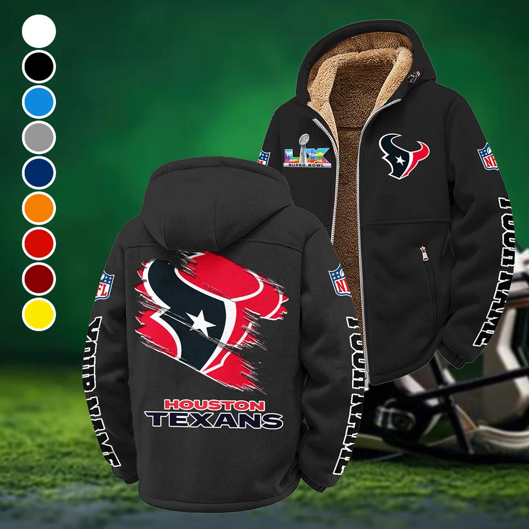 Match Day Squad Winter Fleece Jacket, Heavy-Duty Cold Fleece HVN1458HT - Black