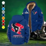 Match Day Squad Winter Fleece Jacket, Heavy-Duty Cold Fleece HVN1458HT - Navy
