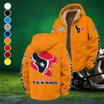 Match Day Squad Winter Fleece Jacket, Heavy-Duty Cold Fleece HVN1458HT - Orange