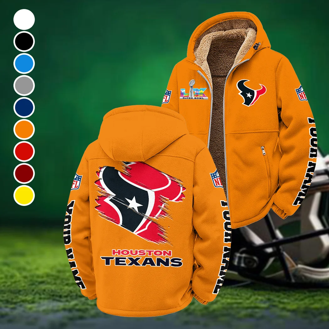 Match Day Squad Winter Fleece Jacket, Heavy-Duty Cold Fleece HVN1458HT - Orange