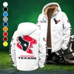 Match Day Squad Winter Fleece Jacket, Heavy-Duty Cold Fleece HVN1458HT - White