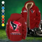Match Day Squad Winter Fleece Jacket, Heavy-Duty Cold Fleece HVN1458HT - Wine