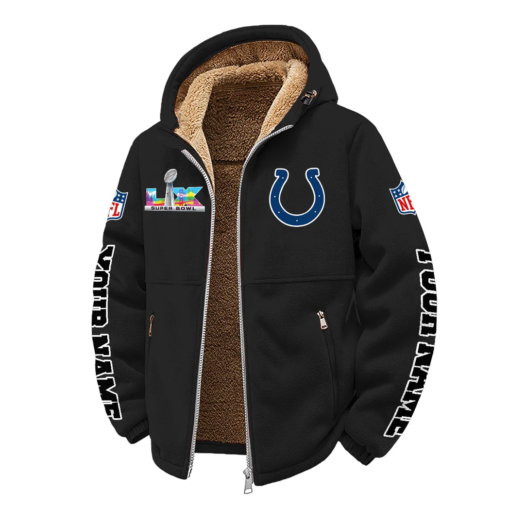 Blue Hooves Winter Fleece Jacket, Heavyweight Plush Fleece HVN1458IC - Black - Image 2