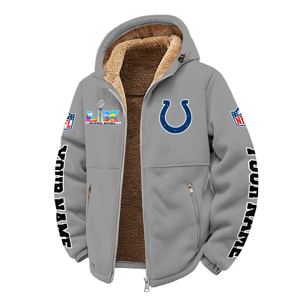 Blue Hooves Winter Fleece Jacket, Heavyweight Plush Fleece HVN1458IC - Grey - Image 2
