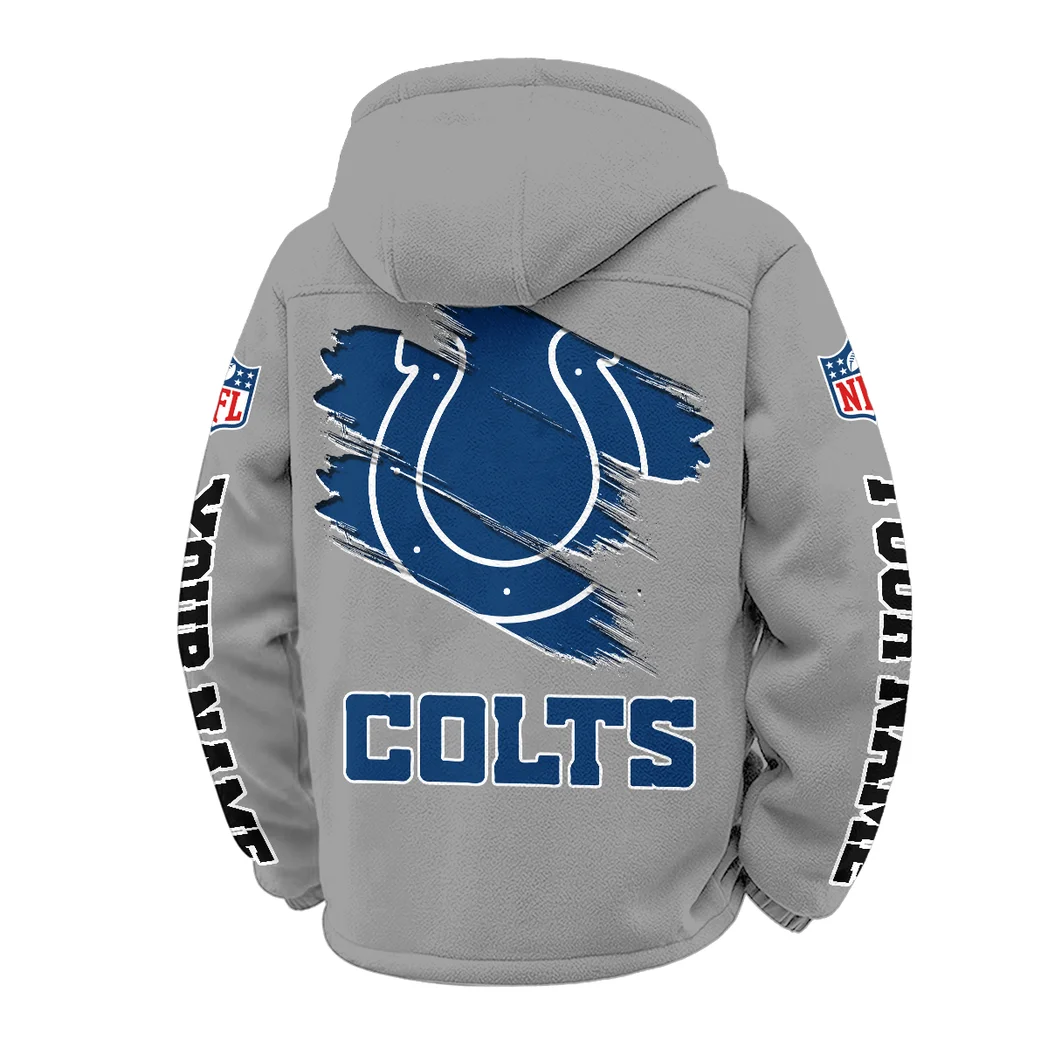 Blue Hooves Winter Fleece Jacket, Heavyweight Plush Fleece HVN1458IC - Grey - Image 3