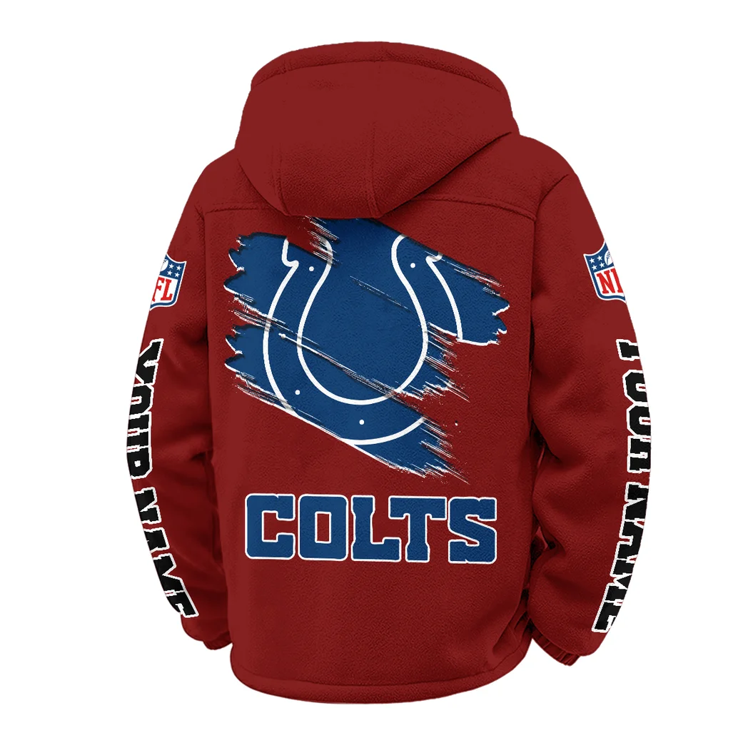 Blue Hooves Winter Fleece Jacket, Heavyweight Plush Fleece HVN1458IC - Wine - Image 3