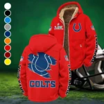 Blue Hooves Winter Fleece Jacket, Heavyweight Plush Fleece HVN1458IC - Red
