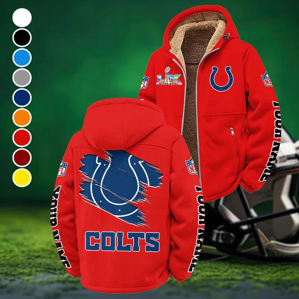 Blue Hooves Winter Fleece Jacket, Heavyweight Plush Fleece HVN1458IC - Red