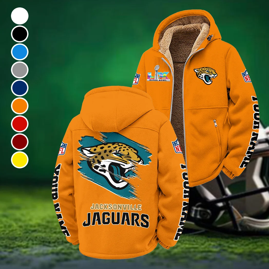 First Coast Squad Winter Fleece Jacket, High-Density Comfort Fleece HVN1458JJ - Orange