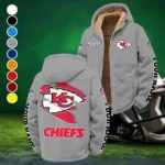 Fan Squad Winter Fleece Jacket, High-Performance Trail Jacket HVN1458KC - Grey