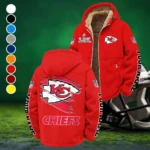 Fan Squad Winter Fleece Jacket, High-Performance Trail Jacket HVN1458KC - Red