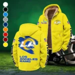 Ram Crew Winter Fleece Jacket, Insulated Sport Hoody HVN1458LA - Yellow