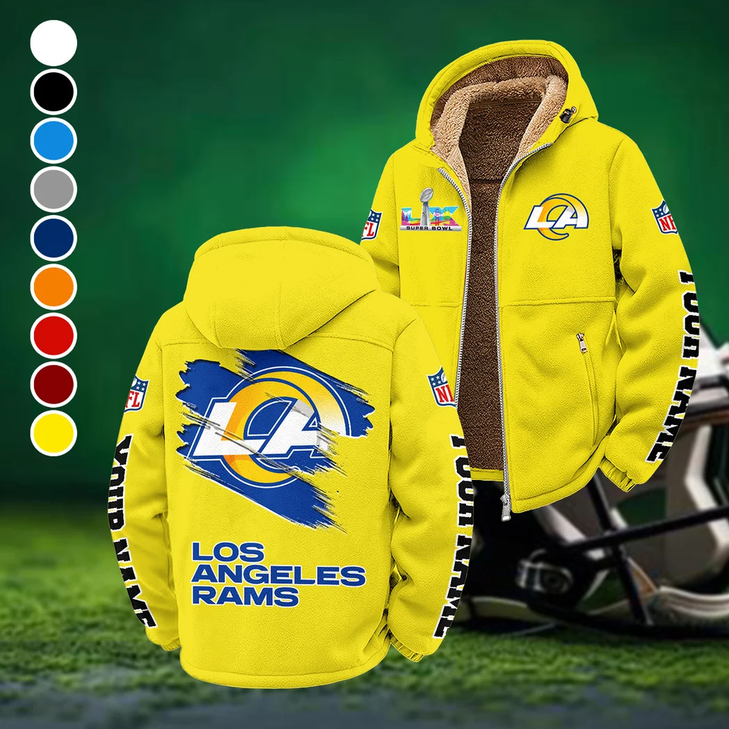 Ram Crew Winter Fleece Jacket, Insulated Sport Hoody HVN1458LA - Yellow