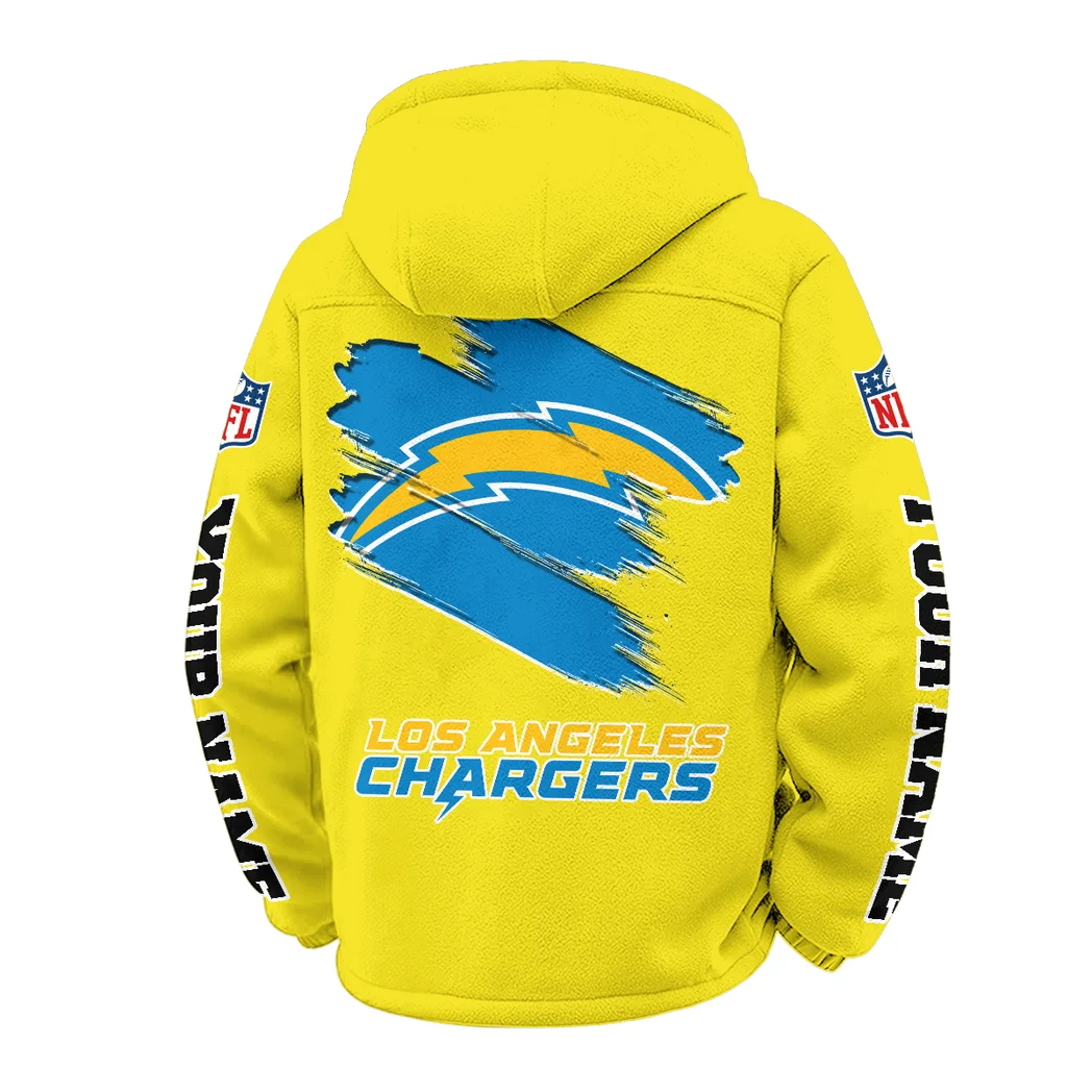 Bolt Crew Winter Fleece Jacket, Luxe Microfleece Pullover HVN1458LC - Yellow - Image 3