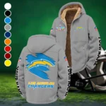 Bolt Crew Winter Fleece Jacket, Luxe Microfleece Pullover HVN1458LC - Grey