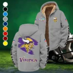 Midnight Giants Winter Fleece Jacket, Premium Fleece Barrier HVN1458MV - Grey