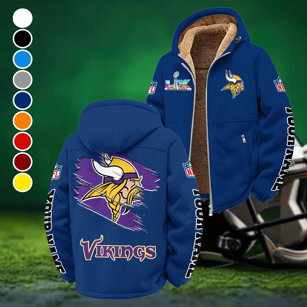 Midnight Giants Winter Fleece Jacket, Premium Fleece Barrier HVN1458MV - Navy