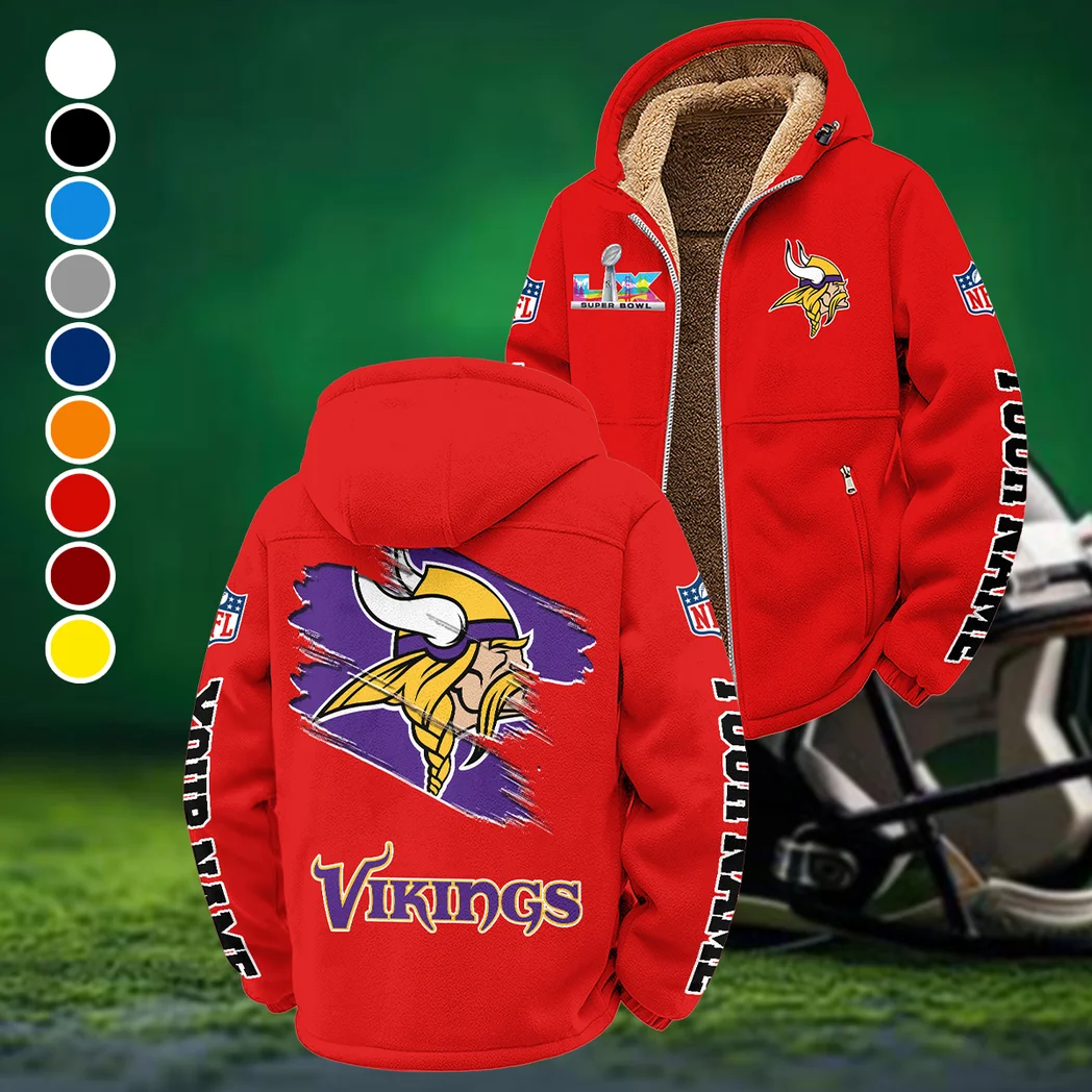 Midnight Giants Winter Fleece Jacket, Premium Fleece Barrier HVN1458MV - Red