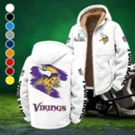 Midnight Giants Winter Fleece Jacket, Premium Fleece Barrier HVN1458MV - White