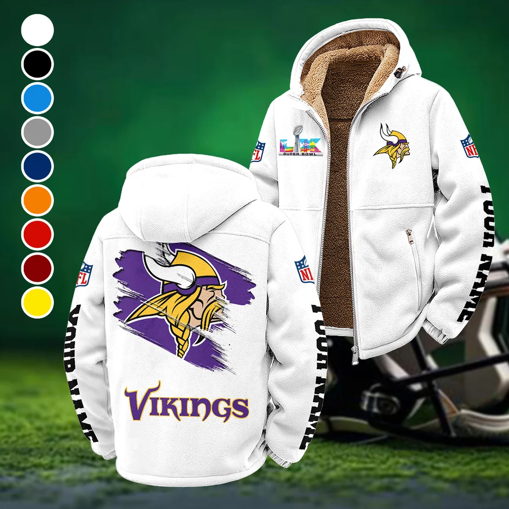 Midnight Giants Winter Fleece Jacket, Premium Fleece Barrier HVN1458MV - White