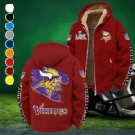 Midnight Giants Winter Fleece Jacket, Premium Fleece Barrier HVN1458MV - Wine