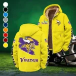 Midnight Giants Winter Fleece Jacket, Premium Fleece Barrier HVN1458MV - Yellow