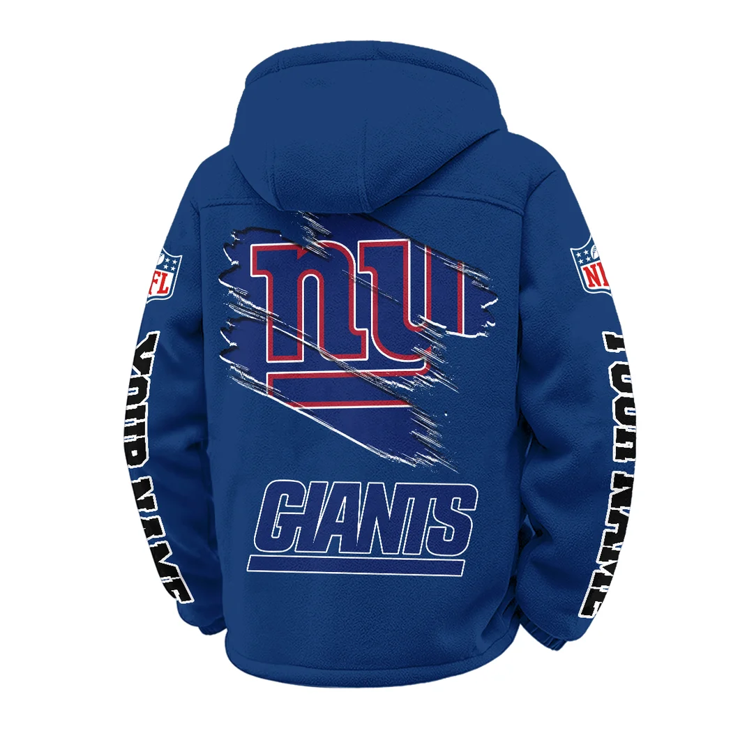 Empire Fans Winter Fleece Jacket, Sherpa Lined Winter Fleece HVN1458NG - Navy - Image 3