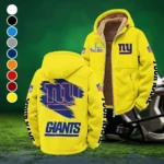 Empire Fans Winter Fleece Jacket, Sherpa Lined Winter Fleece HVN1458NG - Yellow
