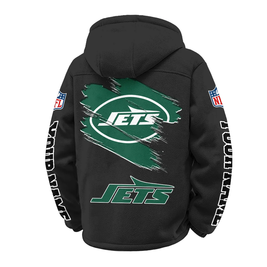 Big Apple Squad Winter Fleece Jacket, Ski & Snowboard Mid-Layer HVN1458NJ - Black - Image 3