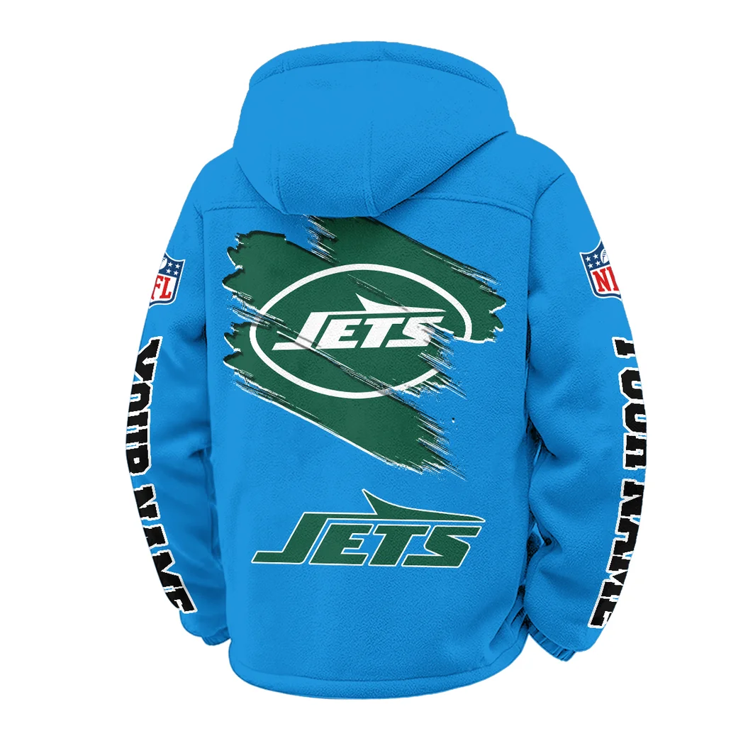 Big Apple Squad Winter Fleece Jacket, Ski & Snowboard Mid-Layer HVN1458NJ - Cyan - Image 3