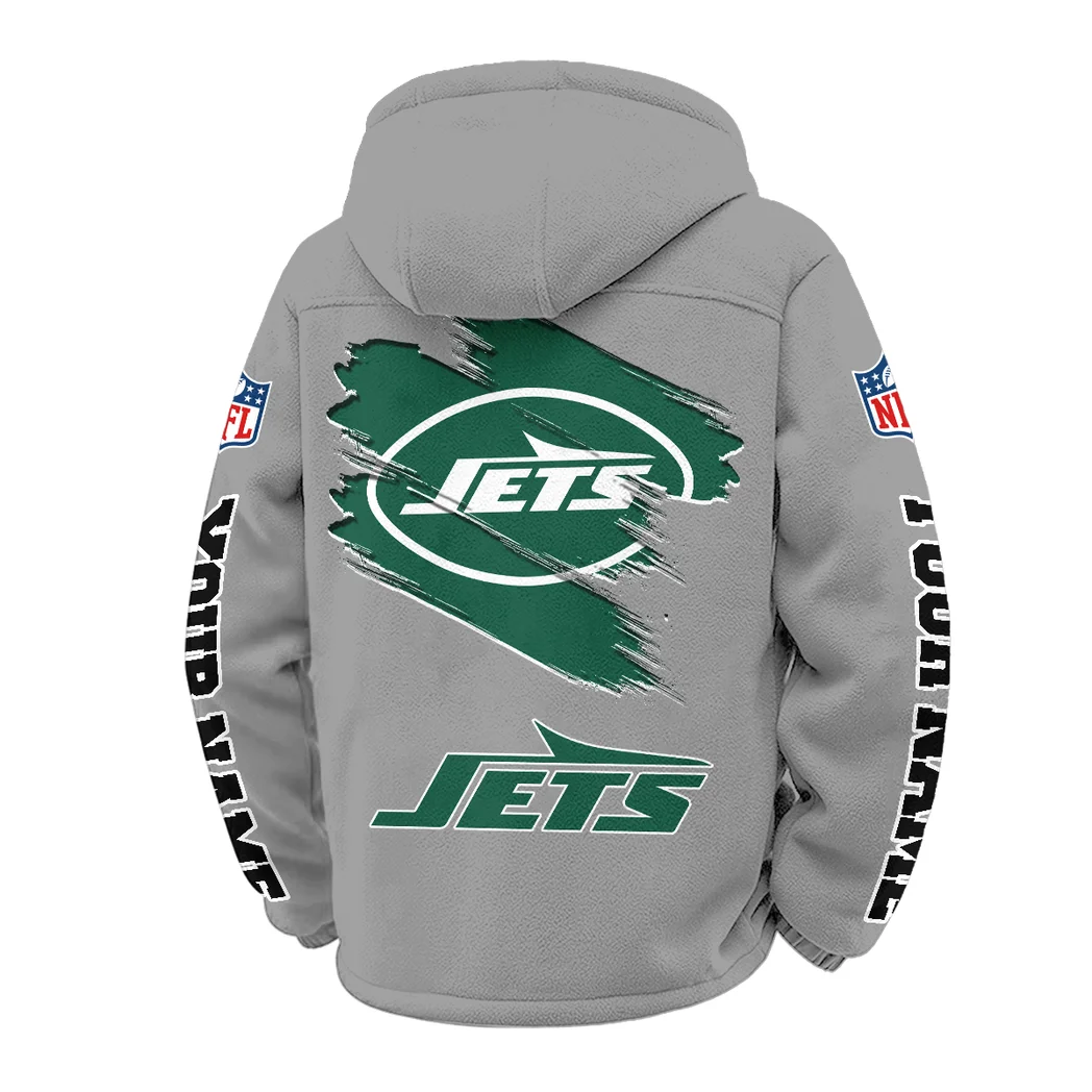 Big Apple Squad Winter Fleece Jacket, Ski & Snowboard Mid-Layer HVN1458NJ - Grey - Image 3