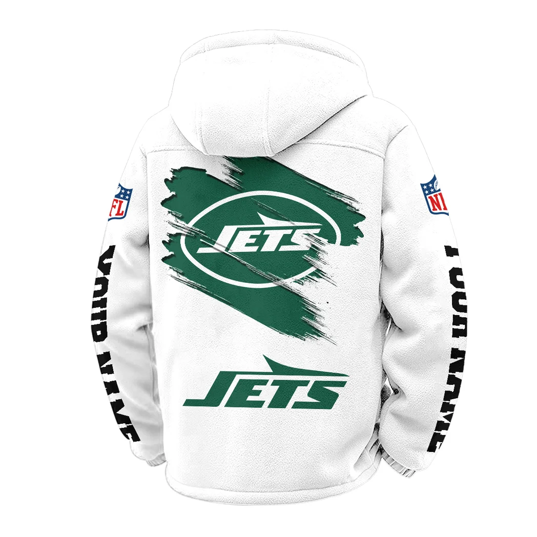Big Apple Squad Winter Fleece Jacket, Ski & Snowboard Mid-Layer HVN1458NJ - White - Image 3