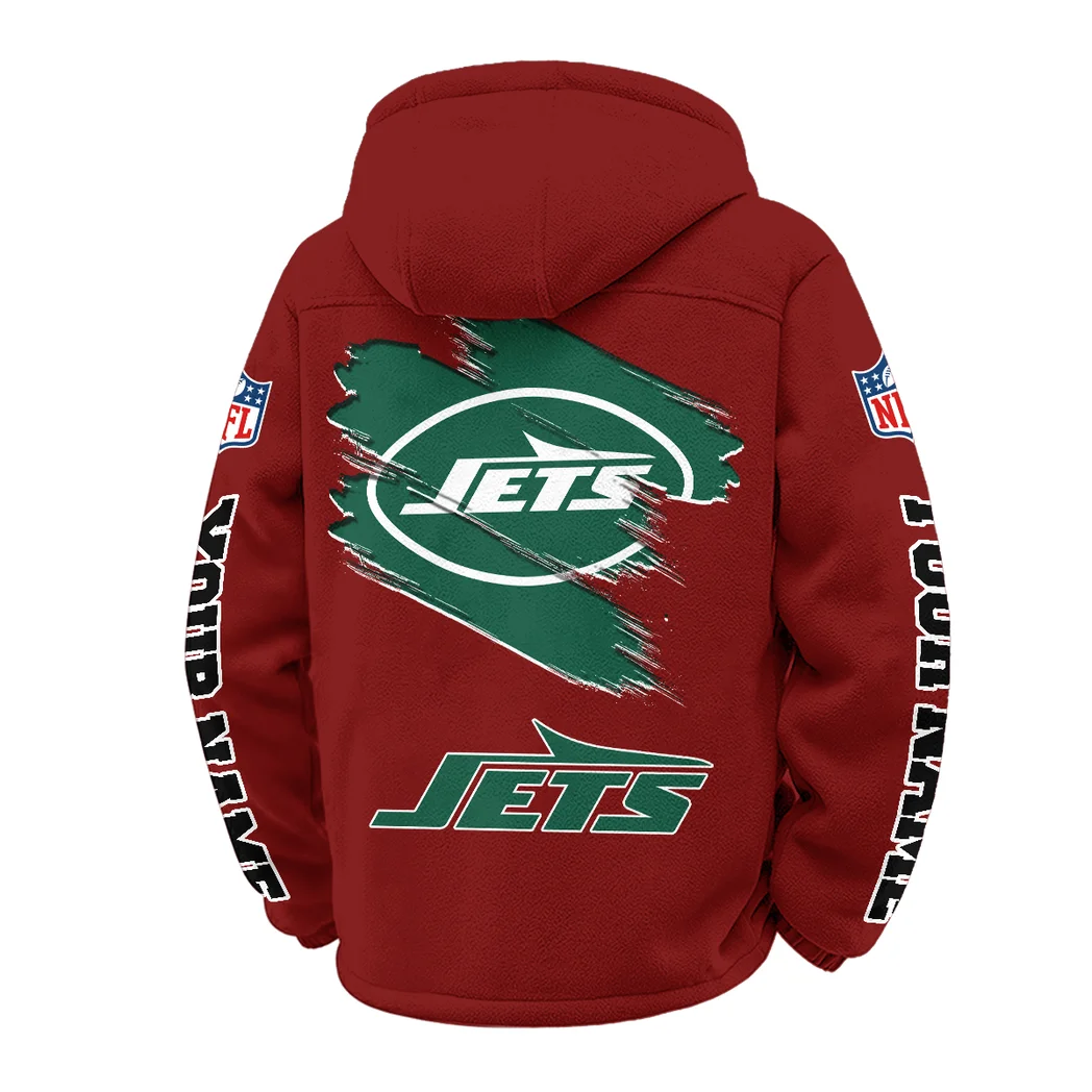 Big Apple Squad Winter Fleece Jacket, Ski & Snowboard Mid-Layer HVN1458NJ - Wine - Image 3