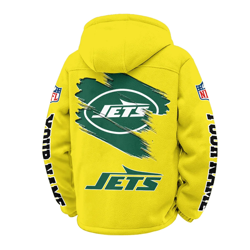 Big Apple Squad Winter Fleece Jacket, Ski & Snowboard Mid-Layer HVN1458NJ - Yellow - Image 3