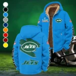 Big Apple Squad Winter Fleece Jacket, Ski & Snowboard Mid-Layer HVN1458NJ - Cyan