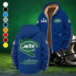 Big Apple Squad Winter Fleece Jacket, Ski & Snowboard Mid-Layer HVN1458NJ - Navy