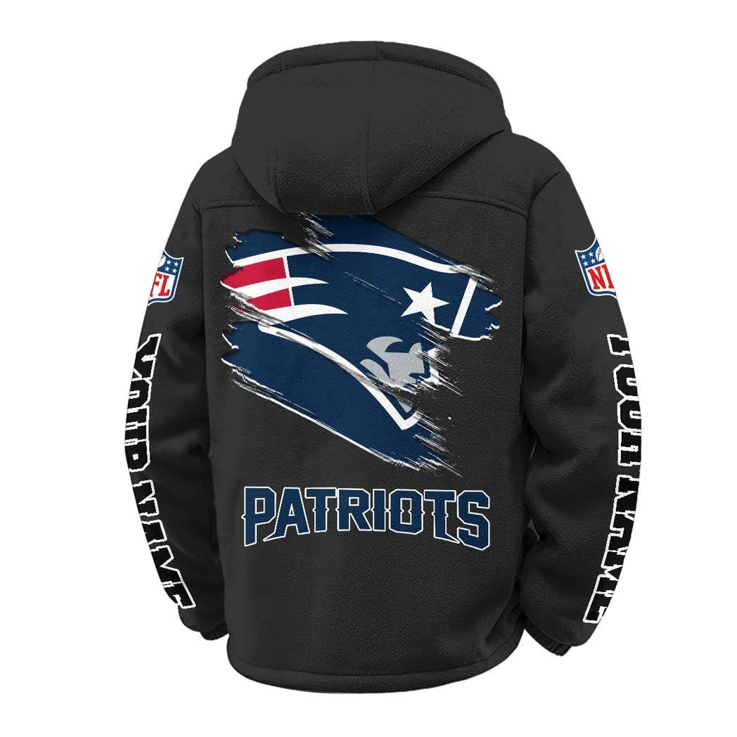 Patriot Crew Winter Fleece Jacket, Snow-Ready Active Fleece HVN1458NP - Black - Image 3