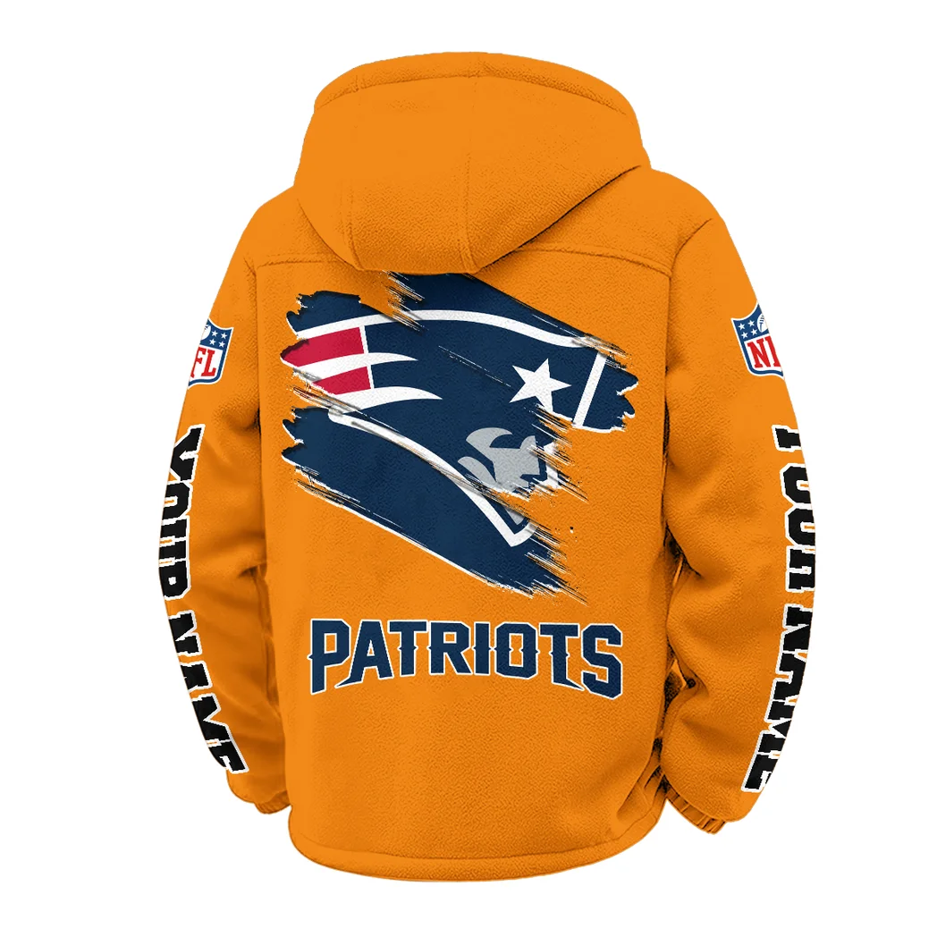 Patriot Crew Winter Fleece Jacket, Snow-Ready Active Fleece HVN1458NP - Orange - Image 3