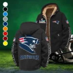 Patriot Crew Winter Fleece Jacket, Snow-Ready Active Fleece HVN1458NP - Black
