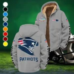 Patriot Crew Winter Fleece Jacket, Snow-Ready Active Fleece HVN1458NP - Grey
